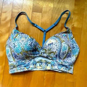 Victoria’s Secret racer back, lace push-up bra